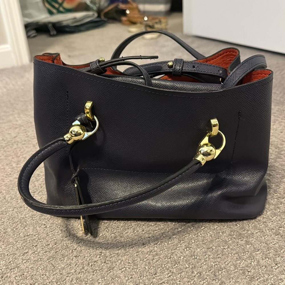 Navy Blue London Fog Purse